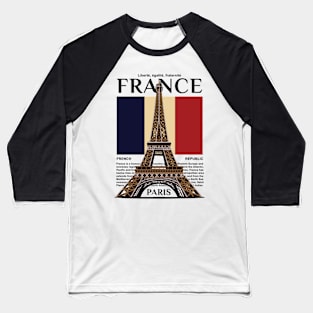 make a journey to France Baseball T-Shirt